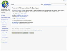 Tablet Screenshot of developer.fortune3.com